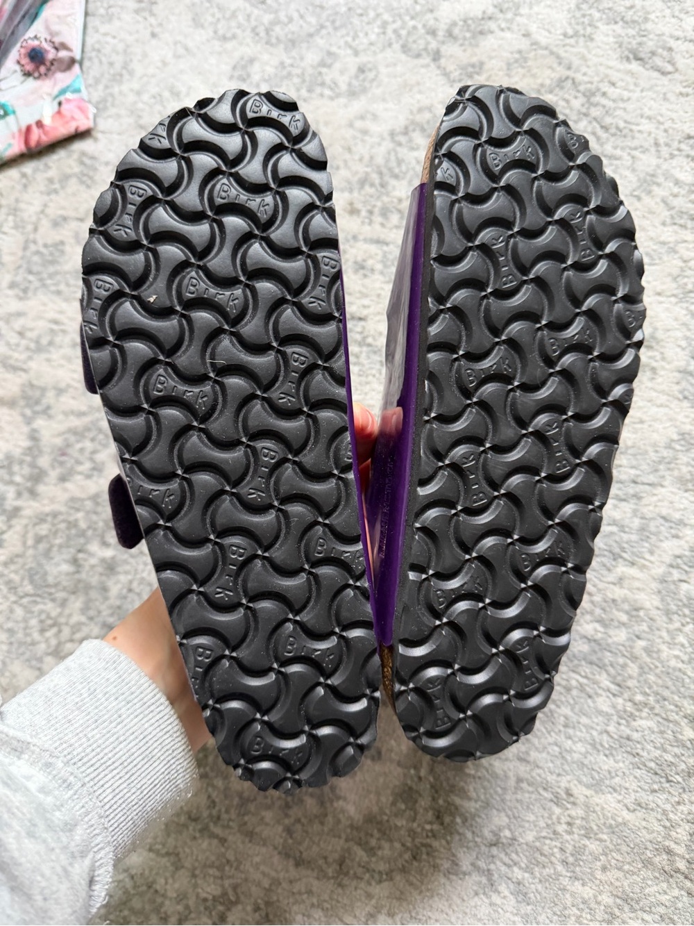 Purple Birkenstock Strap Sandals Sz 38 - Picture 2 of 4